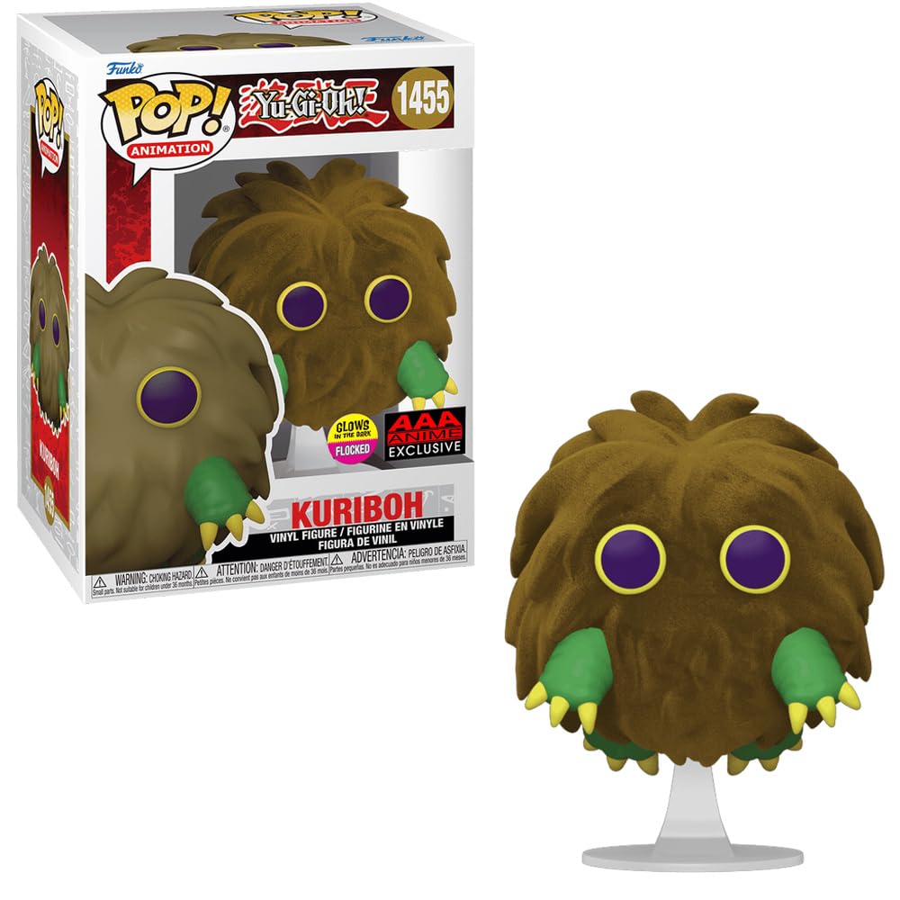 Funko Pop Yu-Gi-Oh! Kuriboh (Flocked & GITD) Figure (AAA Anime